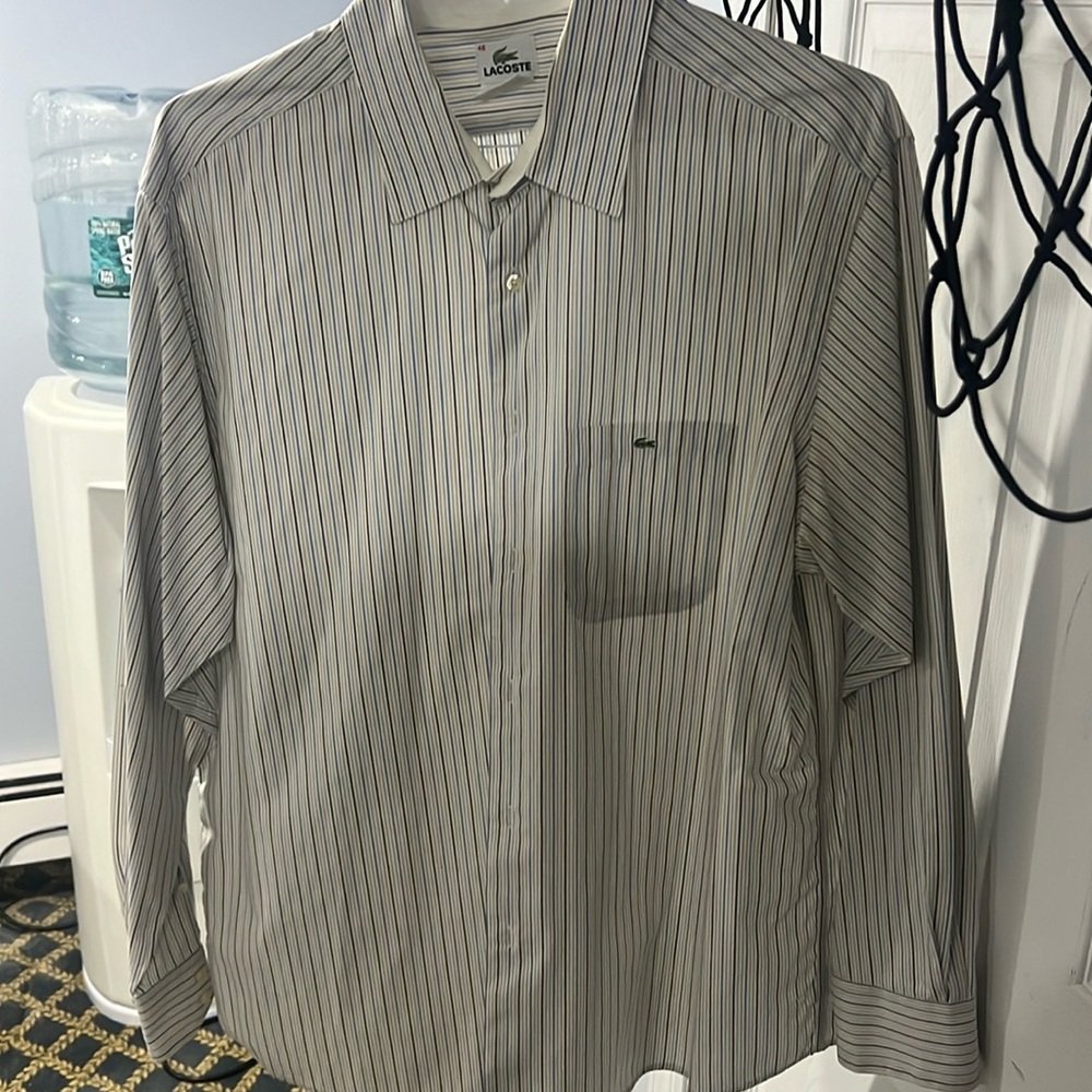 Men Lacoste button down shirt